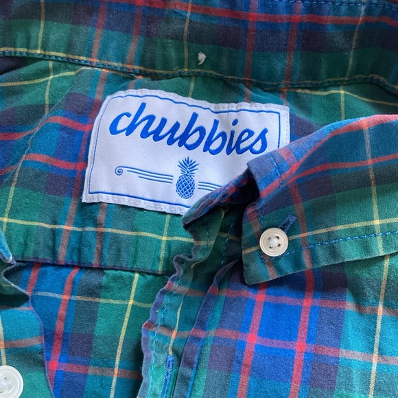 Lot of chubbies tops. Two stretch button downs and on lounge sweatshirt - Picture 8 of 11